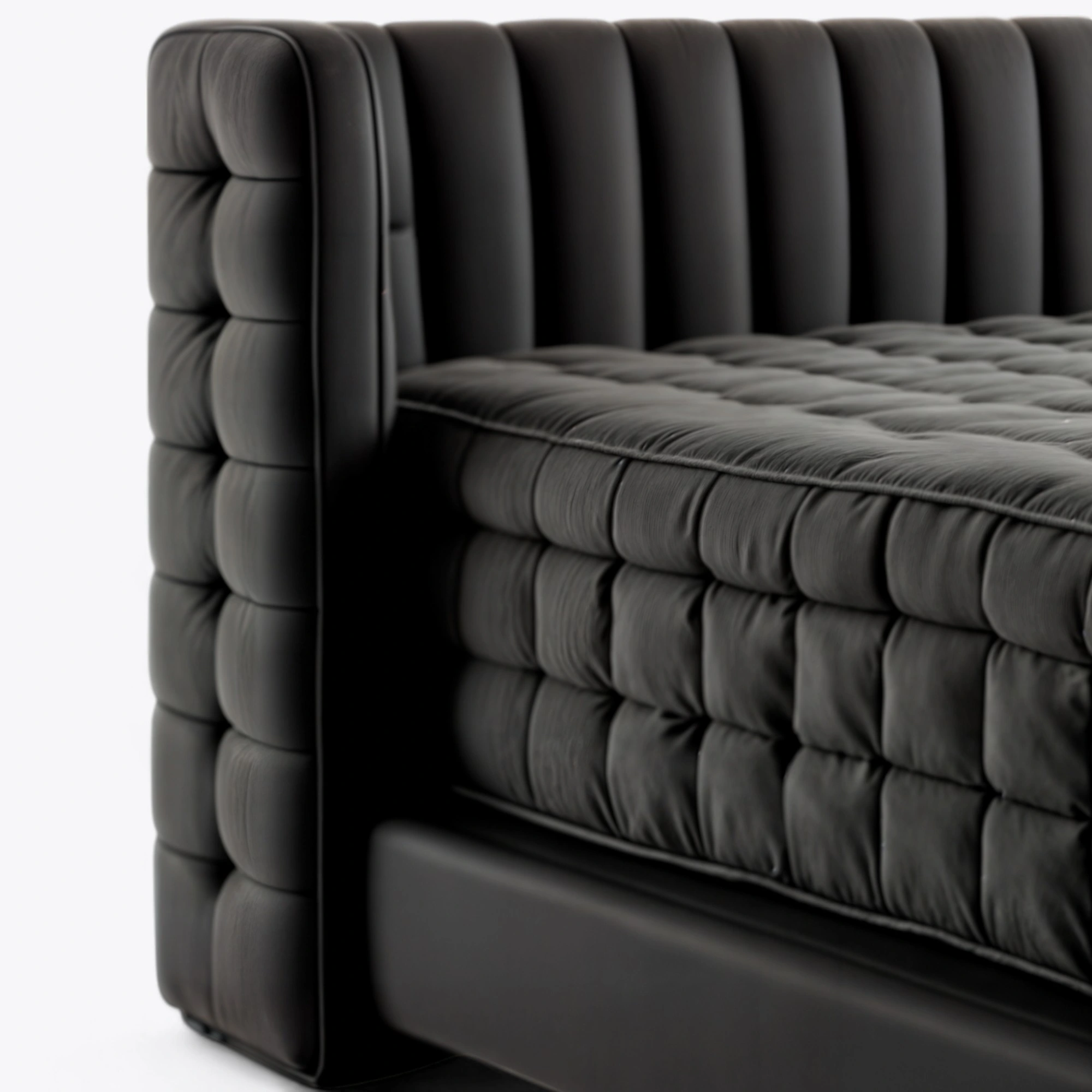 Eterna Designer Boxspringbett Teuer Luxus Schwarz-Photoroom