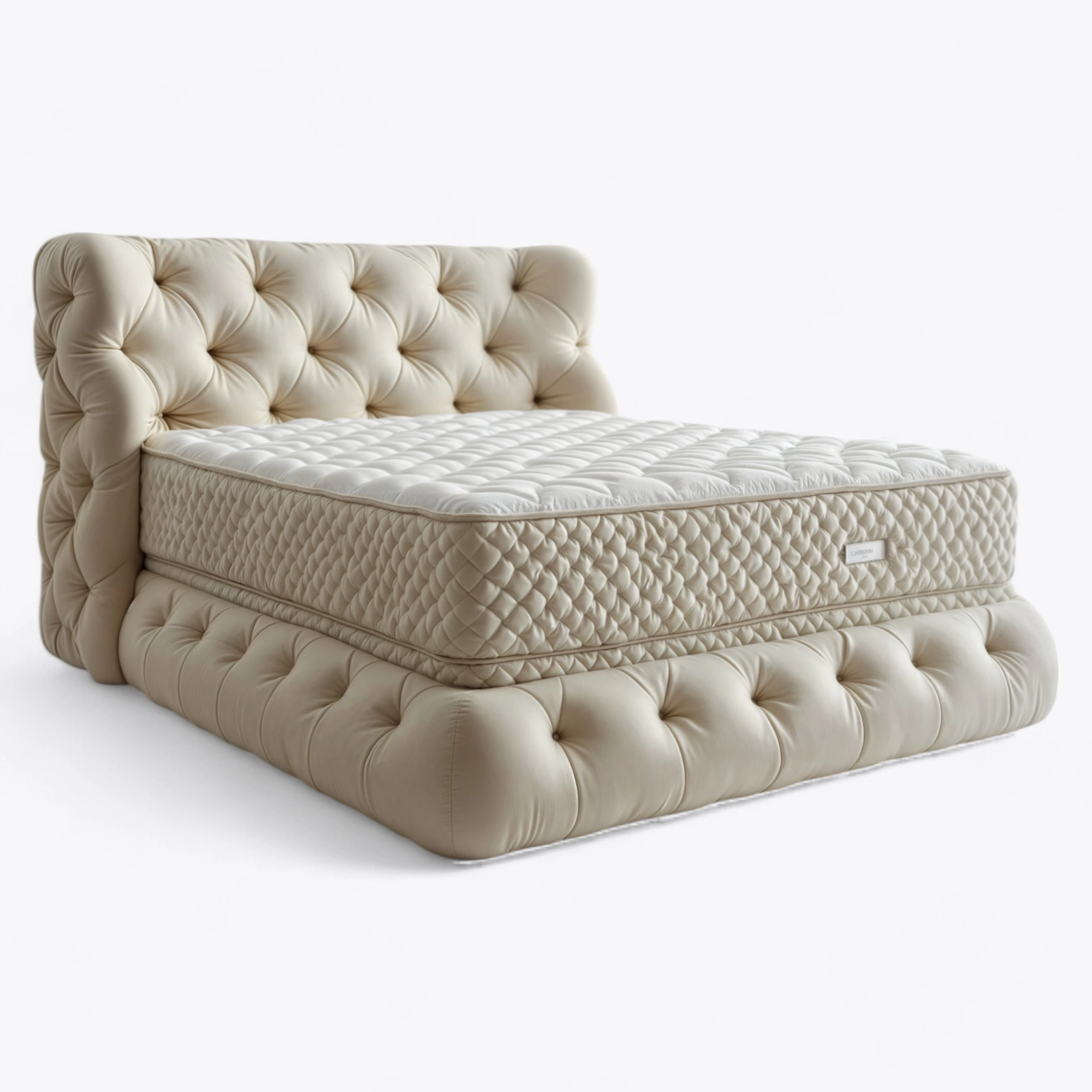 Larissa Boxspringbett Beige-Photoroom