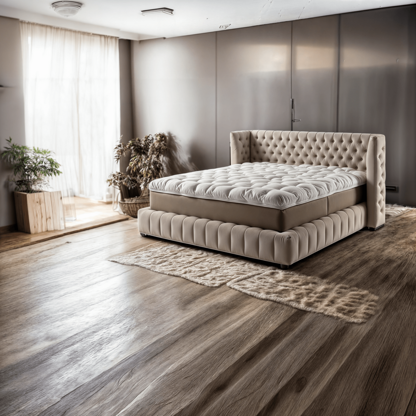 Montessa Luxus Designer Bett Beig Schweiz