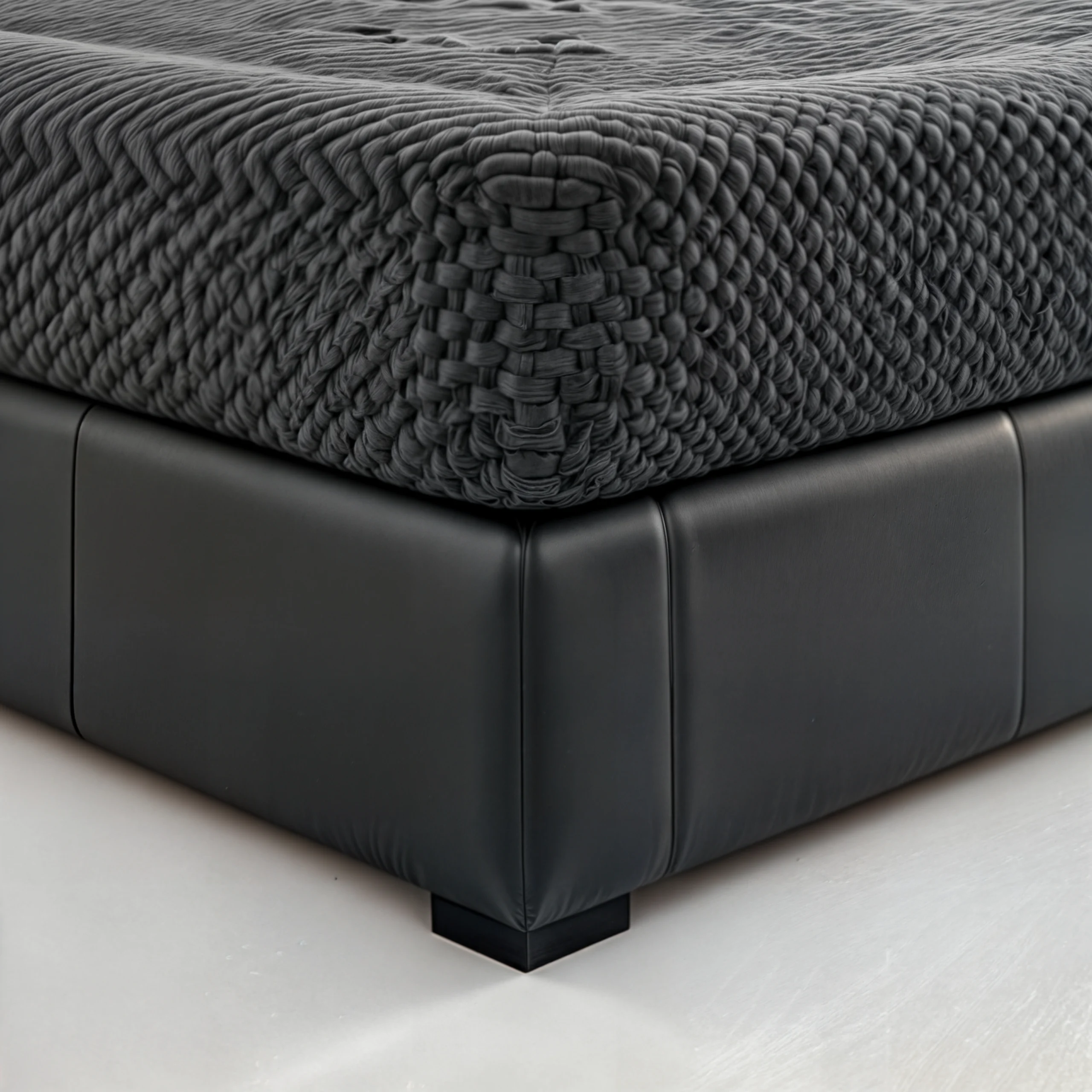 Opus Luxus Boxspringbett mit Staurraum 180×200 Schwarz