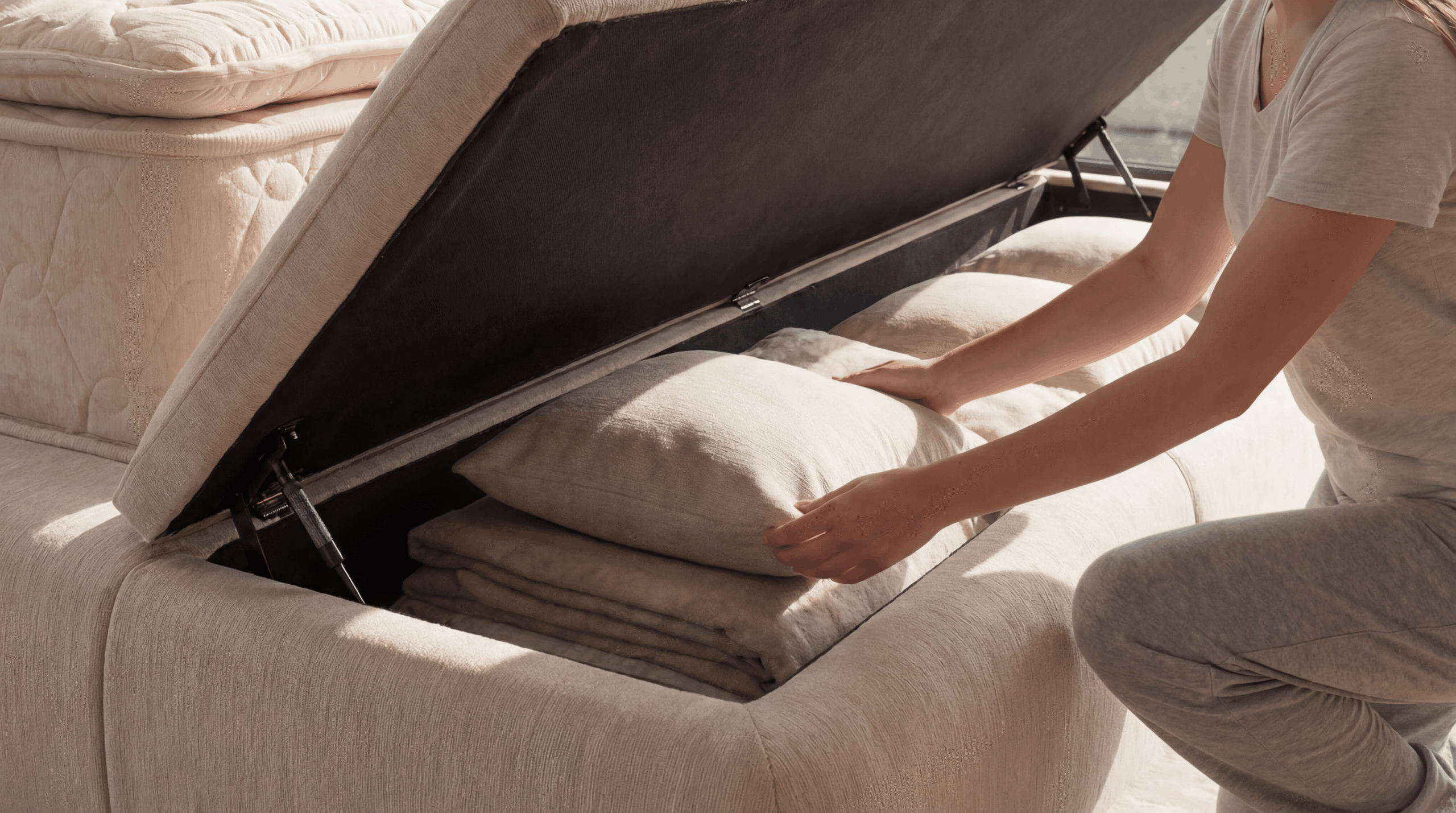 Eingebauter Stauraum